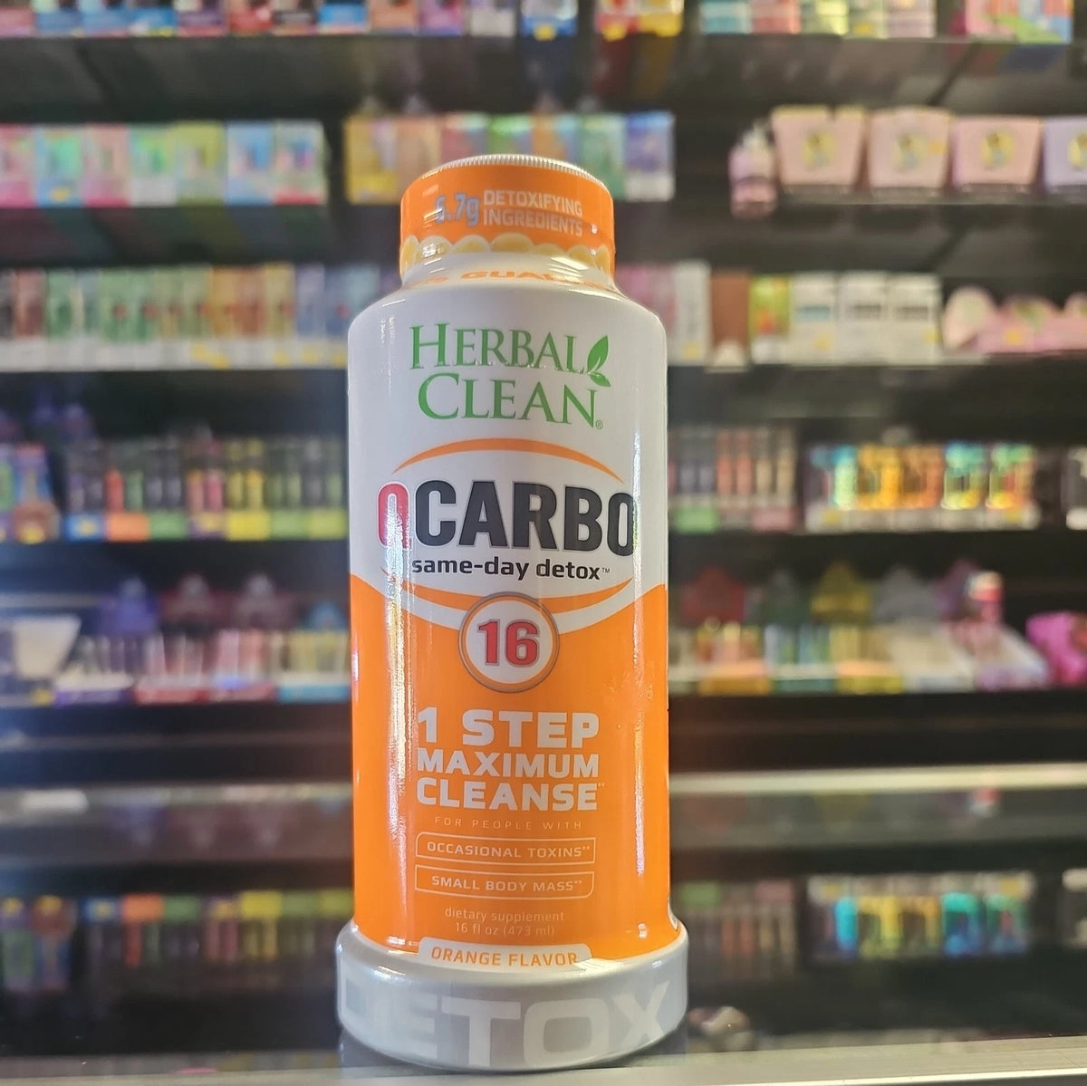 QCARBO 1 Step Detox Max Cleanse Orange Flavor